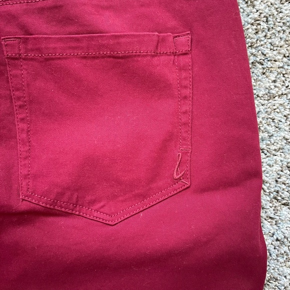 Style & Co Curvy Fit Skinny Jeans, Dark Red, Size 16, New with Tags - Picture 13 of 16